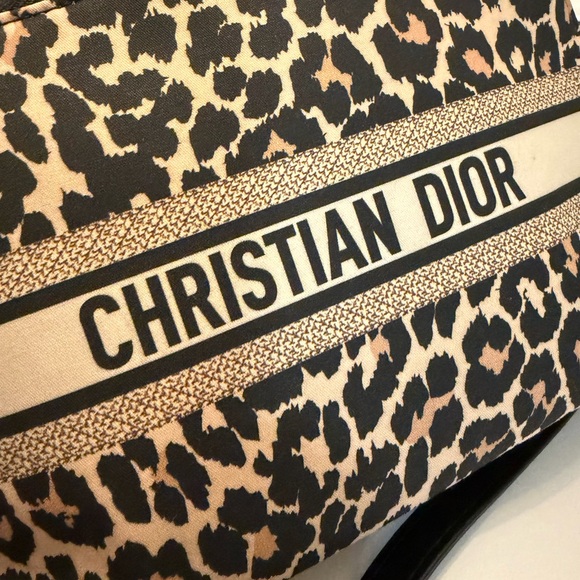 Dior GWP Black and Tan Leopard Crossbody Bag - Picture 3 of 8